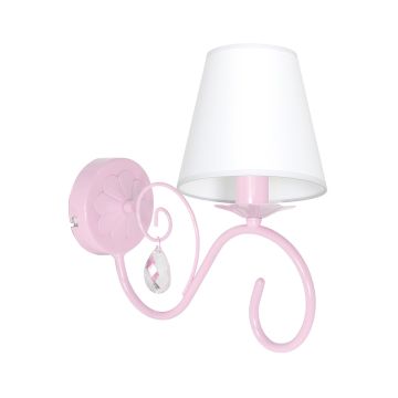 Kinkiet ścienny dziecięcy MLP1050 SARA PINK od Milagro