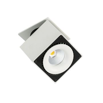 Downlight wpuszczany SL7562/28W 4000K WH+BL SEVILLA od Italux