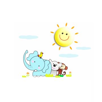 Kinkiet ścienny dziecięcy 143 SUNNY od Milagro