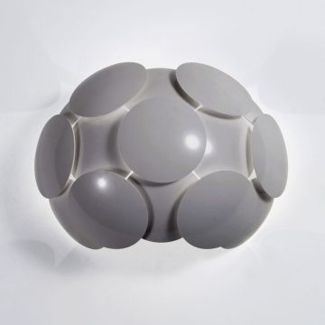 Lampa ścienna W0317-01A-U1GM SANTINA GREY od Italux