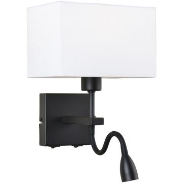Kinkiet Norte WL-1122-2-BL-BM-RC-WH 3000K 2x60W, 3W/E27, LED 350lm od Italux