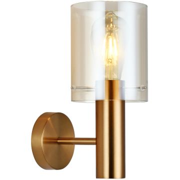 Kinkiet Sardo WL-5581-1A-BRO+AMB 1x40W/E27 od Italux