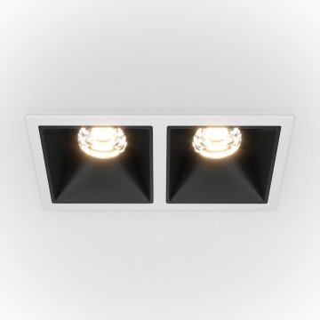 Downlight wpuszczany Alfa LED DL043-02-10W4K-SQ-WB 4000K 2x20W/LED 1000lm IP20 od Maytoni