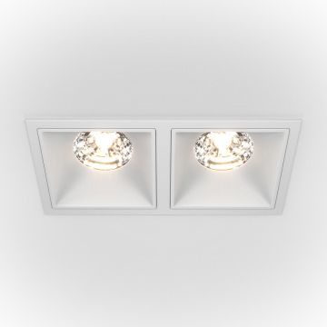 Downlight wpuszczany Alfa LED DL043-02-15W3K-SQ-W 3000K 2x30W/LED 2250lm IP20 od Maytoni