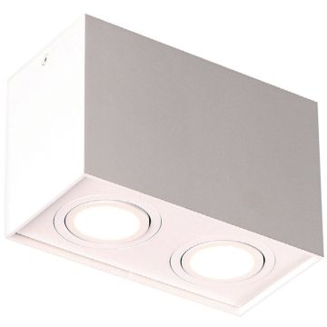 Downlight natynkowy BASIC SQUARE C0088 2x50w/gu10 ip20 od Maxlight