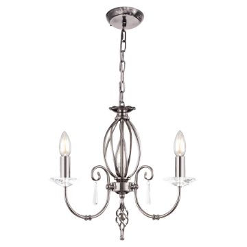 Żyrandol AG3 POL NICKEL AEGEAN od ELSTEAD LIGHTING