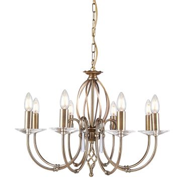 Żyrandol AG8 AGED BRASS AEGEAN od ELSTEAD LIGHTING