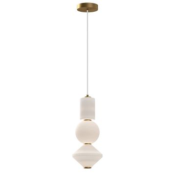 Lampa wisząca Bijou ALM-BIJOU-P3-GD 3000K 1x20W/LED 1060lm IP20 od Elstead Lighting