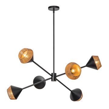 Żyrandol Daphne ALM-DAPHNE6-MB 6x40W/E14 IP20 od Elstead Lighting