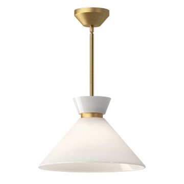 Lampa wisząca Halston ALM-HALSTON-P-M-GD 1x60W/E27 IP20 od Elstead Lighting