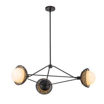 Żyrandol Perth ALM-PERTH3-BK 3x40W/E14 IP20 od Elstead Lighting