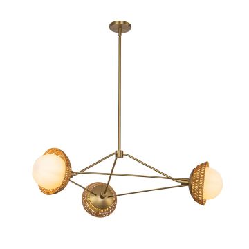 Żyrandol Perth ALM-PERTH3-GD 3x40W/E14 IP20 od Elstead Lighting