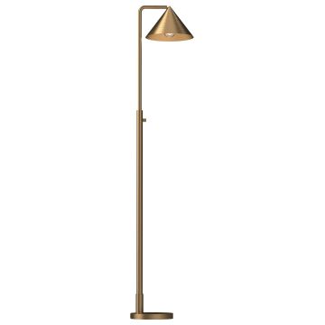 Lampa podłogowa Remyck ALM-REMYCK-FL-GD 1x60W/E27 IP20 od Elstead Lighting