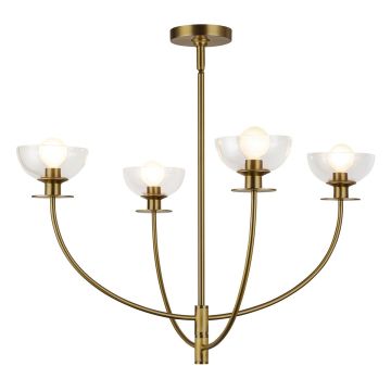 Żyrandol Sylvia ALM-SYLVIA4-BG-CL 4x40W/E14 IP20 od Elstead Lighting