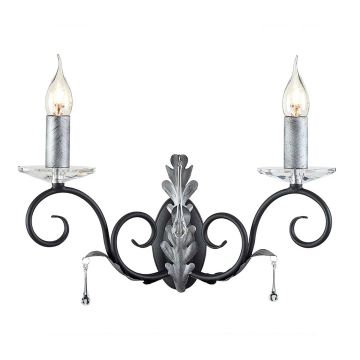 Lampa ścienna AML2 BLK/SILVER AMARILLI od Elstead Lighting