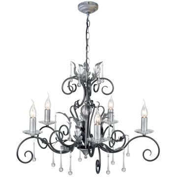 Żyrandol AML5 BLK/SILVER AMARILLI od ELSTEAD LIGHTING