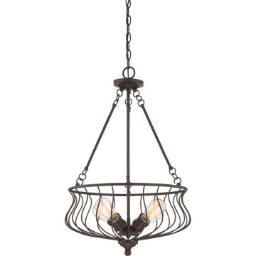 Lampa wisząca Baroness QZS-BNS2818WT 4x60W/E27 od Quoizel