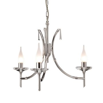 Żyrandol BR3 NICKEL BRIGHTWELL od ELSTEAD LIGHTING