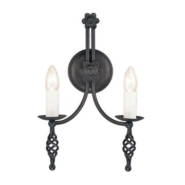 Lampa ścienna BY2 BLACK BELFRY od Elstead Lighting