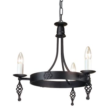 Żyrandol BY3 BLACK BELFRY od ELSTEAD LIGHTING