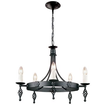 Żyrandol BY5 BLACK BELFRY od ELSTEAD LIGHTING