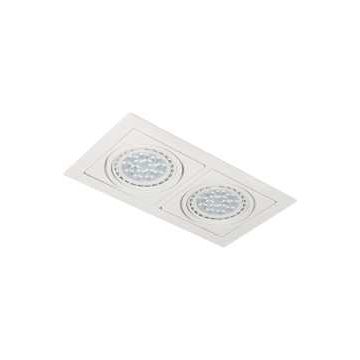 Downlight wpuszczany VERDI 2 AZ3528 2x50/40W/ES111/GU10 od AZzardo