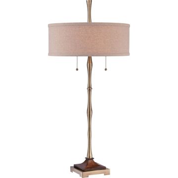 Lampa stołowa Hickman QZS-CKHM1879T 2x60W/E27 od Quoizel