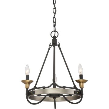 Żyrandol Castle Hill QZS-CTH5003AN 3x60W/E14 od Quoizel