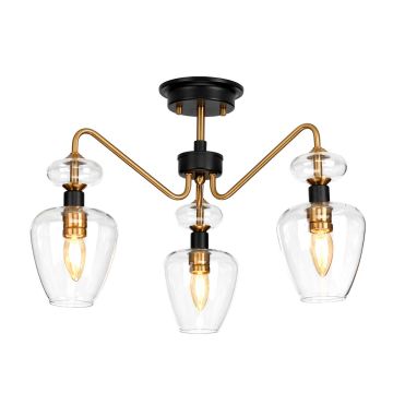 Lampa sufitowa Armand DL-ARMAND-SF3-AB 3x40W/E14 od Elstead Lighting