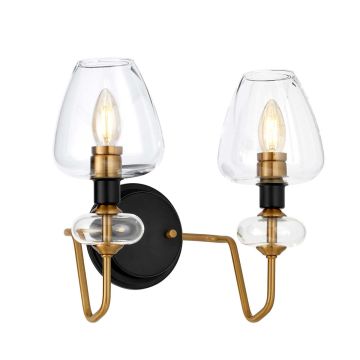 Kinkiet Armand DL-ARMAND2-AB 2x40W/E14 od Elstead Lighting