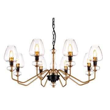 Żyrandol Armand DL-ARMAND8-AB 8x40W/E14 od Elstead Lighting