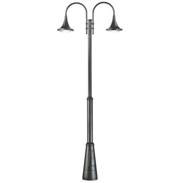 Latarnia PANA 672E-L0234B-04 2x34W/LED 3600lm Neutralna biała 4000K od Novolux