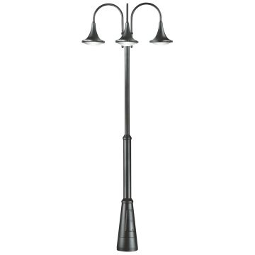 Latarnia PANA 672F-L0234B-04 3x34W/LED 3600lm Neutralna biała 4000K od Novolux