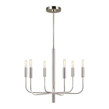 Żyrandol Brianna FE-BRIANNA6-PN 6x60 W/E14 od Feiss