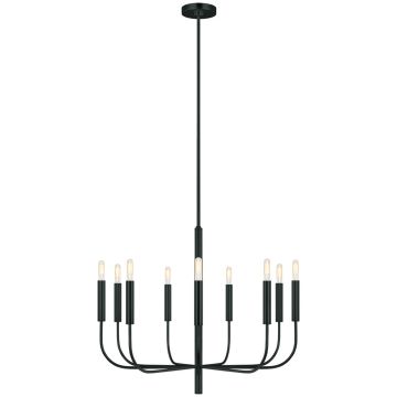Żyrandol Brianna FE-BRIANNA9-BK 9x60W/E14 od Feiss