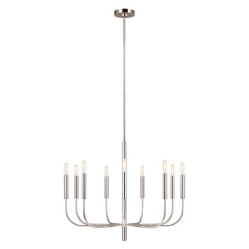 Żyrandol Brianna FE-BRIANNA9-PN 9x60W/E14 od Feiss