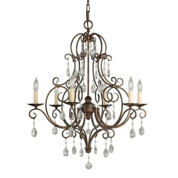 Żyrandol Chateau FE-CHATEAU6 6x60W/E14 od Feiss