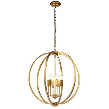 Lampa wisząca Corinne FE-CORINNE-6P-L-BB 6x60W/E14 od Feiss
