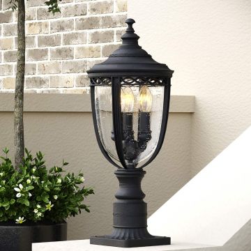 Lampa Ogrodowa stojąca FE/EB3/M BLK ENGLISH BRIDLE od Feiss