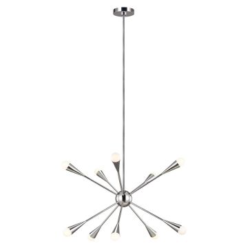 Żyrandol Jax FE-JAX10-PN 3000K 10x3,5W/G9 3200lm od Feiss
