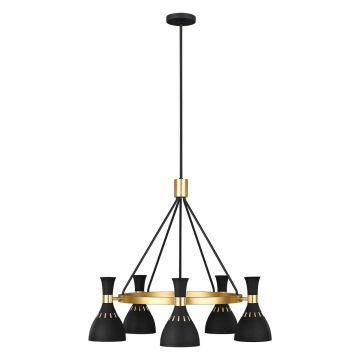 Żyrandol Joan FE-JOAN5-MB 5x60W/E27 od Feiss