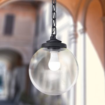 Lampa wisząca Sicar FMG-SICAR-GLOBE-BLK 1x23W/E27 IP55 od Fumagalli