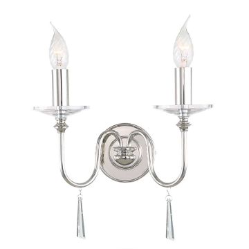 Lampa ścienna FP2 POL NICKEL FINSBURY PARK od Elstead Lighting