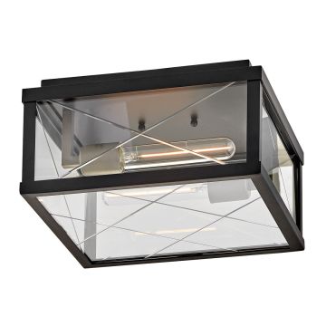 Lampa sufitowa Monte HK-MONTE-F-BK 2x40W/E27 ip44 od Hinkley