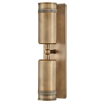 Kinkiet Pratt HK-PRATT-2LT-SPOT-HB 3000K 2x8W/GU10 560lm ip44 od Hinkley