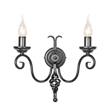 Lampa ścienna HR2A BLACK HARLECH od Elstead Lighting