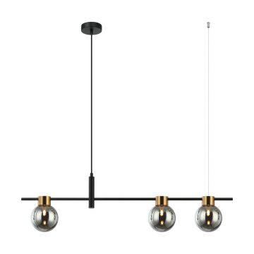 Lampa wisząca Bletter PND-5225-3-BK-SG 3x25W/G9 IP20 od Italux