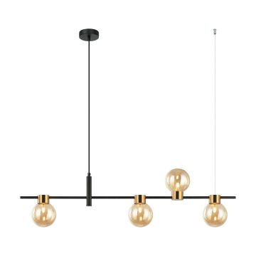 Lampa wisząca Bletter PND-5225-4-BK-AMB 4x25W/G9 IP20 od Italux