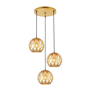 Lampa wisząca Hilo PND-22341-3SA-GD 3x40W/E27 IP20 od Italux