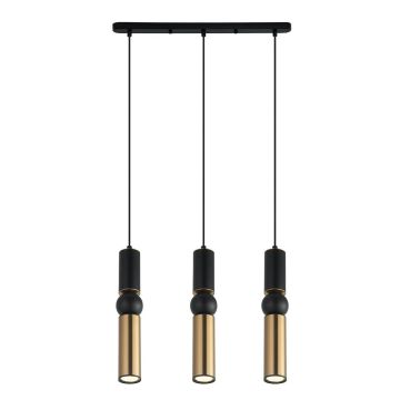 Lampa wisząca Isidora PND-14290-3A-BK-BRO 3x25W/GU10 IP20 od Italux